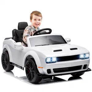 Ride - P Series: 12V Electric Vehicles Battery Powered with Remote Control, LED Lights, Bluetooth, MP3 for Boys Girls - White