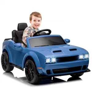 Ride - P Series: 12V Electric Vehicles Battery Powered with Remote Control, LED Lights, Bluetooth, MP3 for Boys Girls - Blue