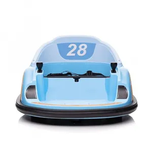 Ride - B Series: 12V Ride On Bumper Car for Kids Ride on Toy Gifts Toddlers Electric Bumping Car with Remote Control, Battery Display, 360 Degree Spin, LED Lights, Music, Blue