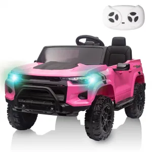 Ride - P Series: 2 Seater Ride on Car Electric Vehicles w/Remote Control, 24V Battery, Dual Drive, LED Lights, Bluetooth, MP3, Kids Electric Vehicles with Spring Suspension, Pink