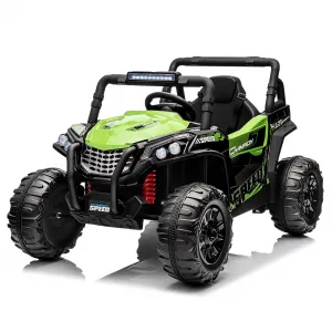 Ride - P Series: 12V Toy Electric Truck Utv with Large Wide Seat and Remote Control, Led Lights, Wireless Connection, Music, 2 Spring Suspension for 3-8 Boys & Girls