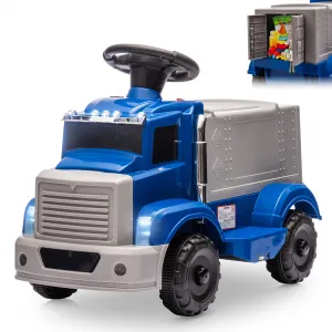 Ride - P Series: 6V Ride On Truck Toy for Kids Ages 3+ | Electric Dump Truck with Rechargeable Battery, Music & Storage | Indoor/Outdoor 4-Wheeler with Treaded Tires | Ergonomic Seat & Rubber Handle (4.5Ah)