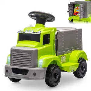 Ride - P Series: 6V Ride On Truck Toy for Kids Ages 3+ | Electric Dump Truck with Rechargeable Battery, Music & Storage | Indoor/Outdoor 4-Wheeler with Treaded Tires | Ergonomic Seat & Rubber Handle (4.5Ah)