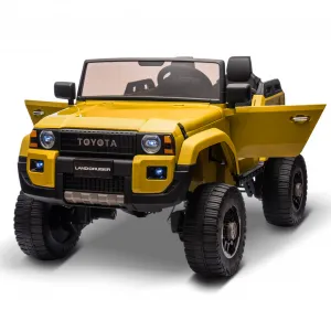 Ride P Series 24V Kids Electric Ride-On Car w/Parent Remote Control, 4WD/2WD Switch, Bluetooth Music, LED Lights & Shovel – 2-Seater Off-Road Toy for Over 3 Years, ASTM/CPSIA Certified