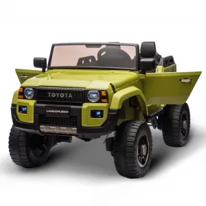 Ride P Series 24V Kids Electric Ride-On Car w/Parent Remote Control, 4WD/2WD Switch, Bluetooth Music, LED Lights & Shovel – 2-Seater Off-Road Toy for Over 3 Years, ASTM/CPSIA Certified