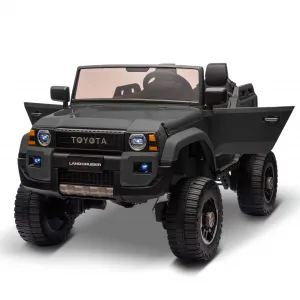 Ride P Series 24V Kids Electric Ride-On Car w/Parent Remote Control, 4WD/2WD Switch, Bluetooth Music, LED Lights & Shovel – 2-Seater Off-Road Toy for Over 3 Years, ASTM/CPSIA Certified