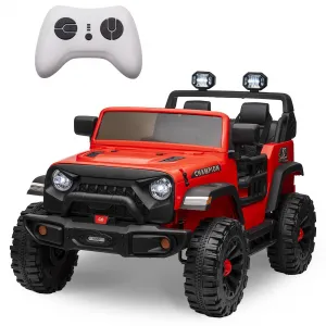 Ride - P Series: 24V Ride On Car 2 Seater For Kids Age 3+ , XL Electric Vehicles for Big Kids with 20" Wide Seat, 3 Speed, 2x200W Powerful Motor, Suspension, Bluetooth, Music,Power Wheels with Parent Control for Kids to Drive - Red