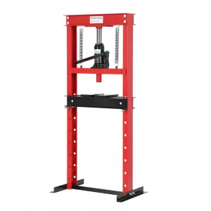 12-Ton Hydraulic Press H-Frame Bearing Press Adjustable Table Height Car Repair Garage Heavy Duty