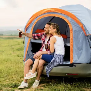 Trunk Bed Tent for Camping - Waterproof PU2000mm, Spacious Double Layer Design, Includes Rainfly and Storage Bag