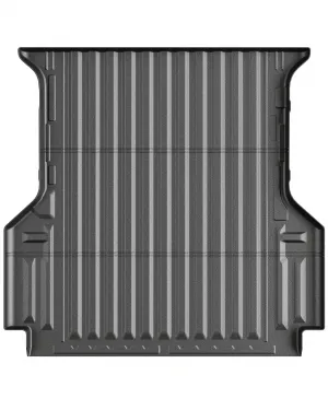 Truck Bed Mat for 2024 Ford Ranger 5 FT Bed, All Weather TPE Heavy Duty Pickup Ranger Bed Tray Liner Cargo Mats