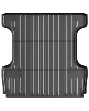 Truck Bed Mat for 2007-2021 Toyota Tundra CrewMax Cab 5.5 FT (67.1 inches) Short Bed, All Weather TPE Heavy Duty Pickup Tundra Bed Liner Cargo Mats