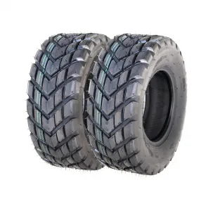 Set of 2 22x7-10 Mini Bike Tires All Terrain ATV UTV Tubeless 4 PR Durable Sport Tires Off-Road Go-Kart