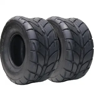 Set of 2 ATV Tires 16X8-7 4PR All-Terrain Tubeless Nylon 4-Ply Off-Road Mud Sand Trail