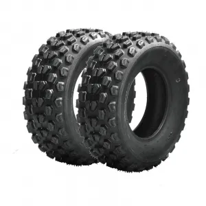 Set of 2 Mini Bike Tires 21x7-10 Tubeless 4 PR Durable All Terrain ATV UTV Go-Kart Off-Road