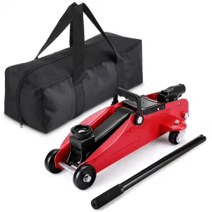2 Ton Hydraulic Floor Jack Portable Car Lift Jack Heavy Duty Steel 3.35-13 Inch Range