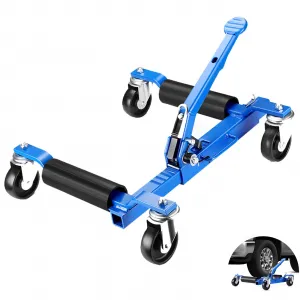 Mechanical Wheel Dolly Reinforced Steel 1500 lbs Capacity 12" Wheel Clearance Rust-Resistant Powder Coating