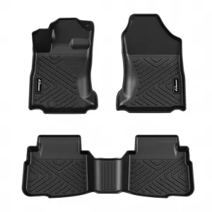 Floor Mats Compatible with Subaru Outback Legacy 2020-2025, Black TPE All-Weather Floor Liners, 1st & 2nd Row, Custom Fit