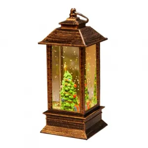 Portable Lantern Lights Battery Powered Safe Flameless Outdoor Decorative Lights Table Ornament for Holiday Decoration Christmas Tree Lanterns