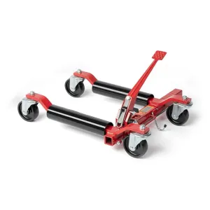 Car Wheel Dolly Jack Set of 1 - Heavy Duty, Mechanical, 1500-Lbs Car Skates, 12'' Wheel, Free Assembly & Easy to Use