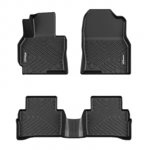 Floor Mats Compatible with Mazda CX-5 2013-2016, All-Weather Custom Fit Floor Liners, Black TPE, 1st/2nd Row Accessories