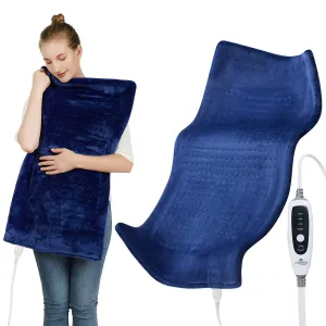 Heating Pad for Back Pain Relief, 33"x17" Extra Large Electric Heating Pads for Cramps Neck and Shoulders, Moist & Dry Heat Therapy,2H Auto Off,4 Temperature Settings,Machine Washable