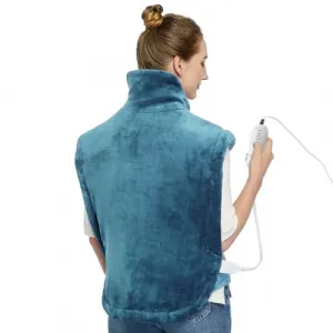 Heating Pad for Back Pain Relief, Neck and Shoulders Electric Heating Pads Large Size, Weighted Full Body Back Heat Pad with Auto Shut Off, Fast Heating and 4 Heat Settings (Teal, 33"x22")