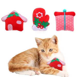 Pet Teething Toys Chew Toy Anxiety Relief Calming Aid Cute Plush Toys Outdoor Interactive Accessories for Medium Large Small Cats