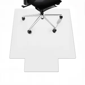 Office Chair Mat for Carpet Floors, 45'' x 53'' Computer Desk Chair Mat for Carpeted Floors, Easy Rolling for Office on Carpets Anti-Slip Carpet Protector for Rolling Work and Gaming Chairs