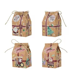 50 Pieces Christmas Candies Treats Boxes For Baby Shower Wedding Party Decoration (7.1 x 5 x 10.1cm/2.8x1.97x3.98inch) As shown in the picture