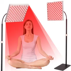 Red Light Therapy Lamp for Face & Body – 225 LED Panel (660nm Red & 850nm Infrared) with Stand – Skin Rejuvenation, Muscle Relaxation, Home Pain Relief – RT-Z225, 225 LEDs