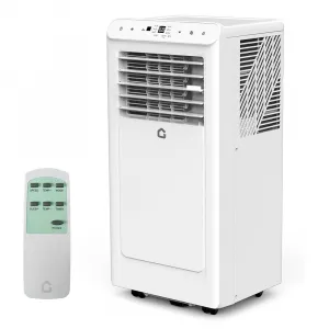 8000 BTU Portable Air Conditioners Cool Up to 350 Sq.Ft,3 IN 1 Portable Ac Unit with Remote Control/LED Display/24Hrs Timer/Window Installation Kit & Low Noise for Home/Hotel/Office - White Top