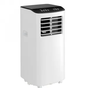 Portable Air Conditioner - 8,000 BTU, Cools Up to 350 Sq.Ft, 3-In-1 Functionality (Cooling, Dehumidification, Fan), Full-Function Remote Control, Includes Window Kit, White