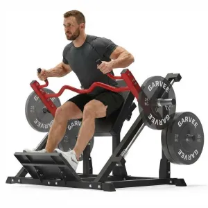 2-in-1 Linear Row Machine & Standing Romanian Deadlift Station, Plate Loaded T-Bar Row with Multi-Grip Handle, Adjustable Backrest & Smith Style Linear Rod for Home Gym Strength Training