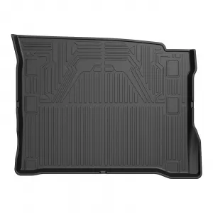 Trunk Mat Compatible With 2021-2024 Jeep Wrangler 4XE, All Season Cargo Mat, Waterproof, Durable TPE, Raised Edge, Black