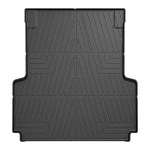 Truck Mat Compatible With 2020-2024 Jeep Gladiator Rubicon, All Season Cargo Mat, Waterproof, Scratch-Resistant, Black