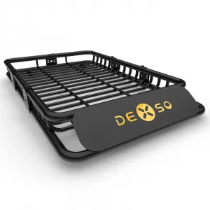 64" x 39" x 6" Universal Roof Rack Carrier Basket, Heavy Duty Car Cargo Rack for SUVs and Trucks, Black, 200 Lbs Capacity