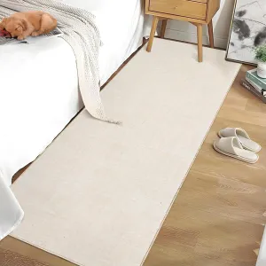 Washable 2x6 Runner Rug Solid Kitchen Hallway Entryway Non Slip Bathroom Rug Soft Long Carpet