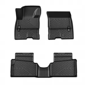 Floor Mats for 2022-2025 Ford Maverick Hybrid, TPE All-Weather Custom Fit Floor Liners, Black
