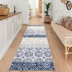 Soft High-Density Washed Back Carpet With Plain Brocade Pattern For Living Room And Bedroom, Foldable, Polyester Velvet, Modern Home Décor