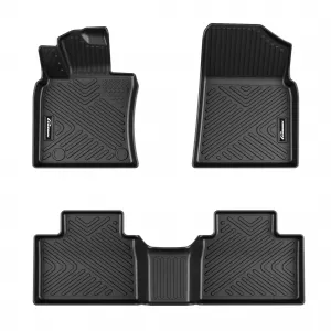 Floor Mats for Toyota Camry 2025 TPE All Weather Vehicle Specific Fit Front & 2nd Row Car Floor Liner Accessories Black