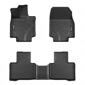 Floor Mats for 2023 2024 2025 RX350 RX350h RX500h TPE All Weather Custom Fit Floor Liners Black