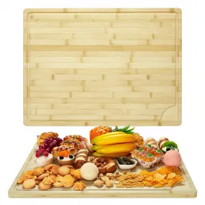 Cutting Board Durable Knife-Friendly Multi-Purpose Wood Easy to Clean Smooth Surface Portable for Home and Camping