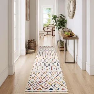 Washable Kitchen Runner Rug 2x6 Colorful Non Slip Soft Floor Carpet for Bathroom Laundry Indoor Farmhouse Entryway Bedside