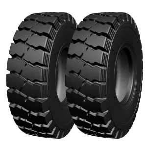 Set of Two 7.00-12 Heavy Duty Forklift Tires 12 PLY Tube Type Industrial Durable Black