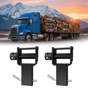 Trailer Stake Pocket Winch Utility Capacity 16200 LBS For Flatbeds Trailers Trucks Black Steel