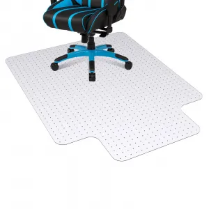 Office Chair Mat for Carpet Floors, 45'' x 53'' Computer Desk Chair Mat for Carpeted Floors, Easy Rolling for Office on Carpets Anti-Slip Carpet Protector for Rolling Work and Gaming Chairs