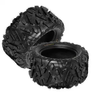 ATV Tires 2 Pack 26x11-14 All Terrain Tubeless 6PR for Trail Desert Mud Dirt Sand