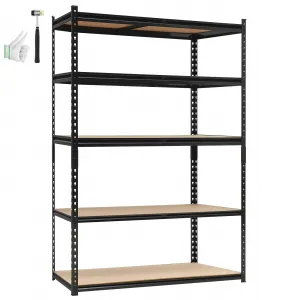 Heavy Duty Garage Shelving Units,5-Tier Adjustable Storage Shelves,36 x 24 x 72in,Loads 3000 LBS,Adjustable Garage Storage Shelving, Metal Storage Utility Racks Shelf Unit