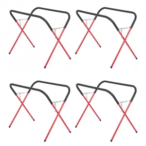 Portable Workbench Folding Work Stand Heavy-Duty Automotive Fender Bumper Stand Adjustable 3.3ft x 2.6ft Powder-Coated Black