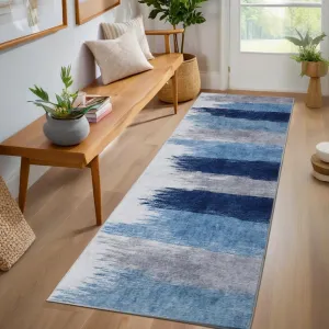 Washable Area Rugs Modern Print Distressed Indoor Rugs Low Pile Rubber Backing Soft Bedroom Living Room Home Office